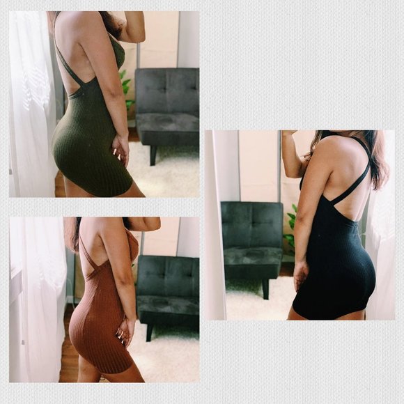 LoveLA Lexi Cross Strap Mini Dress Size L NWT - Picture 8 of 12